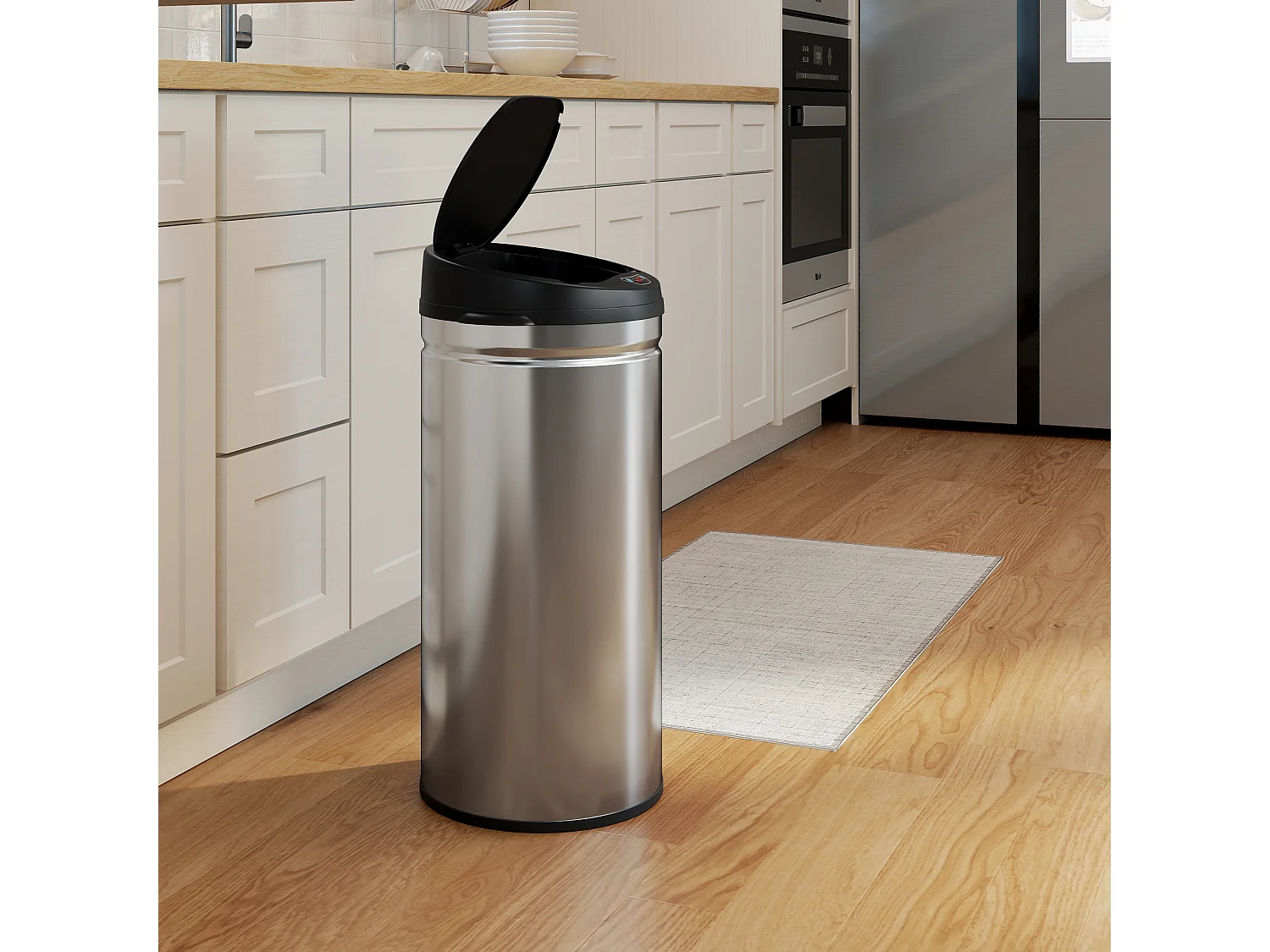 Cestino spazzatura 42l con sensore di movimento e apertura automatica