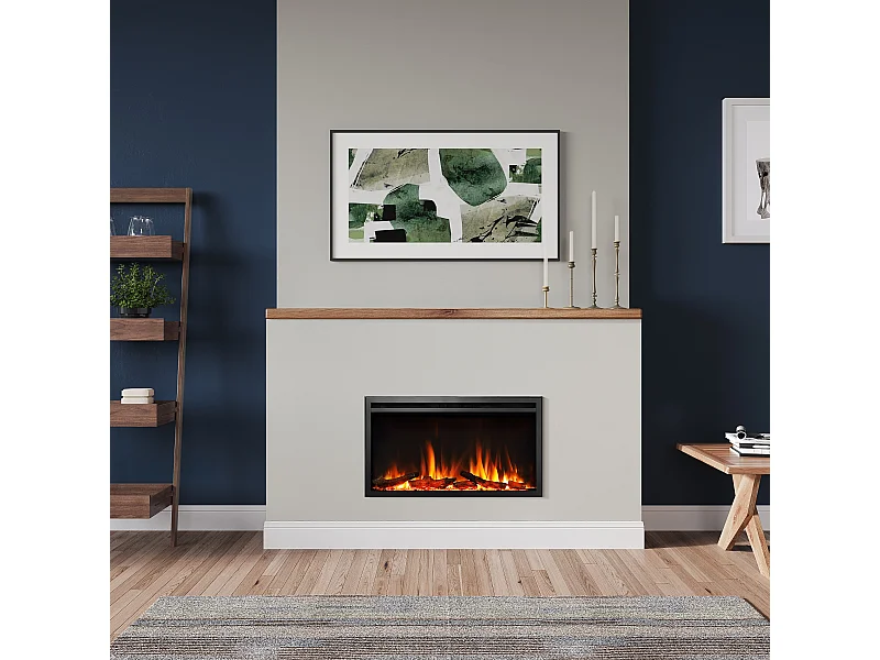 Cheminée électrique BALDERIA Atalanta 33 - Cheminée encastrable - Noir