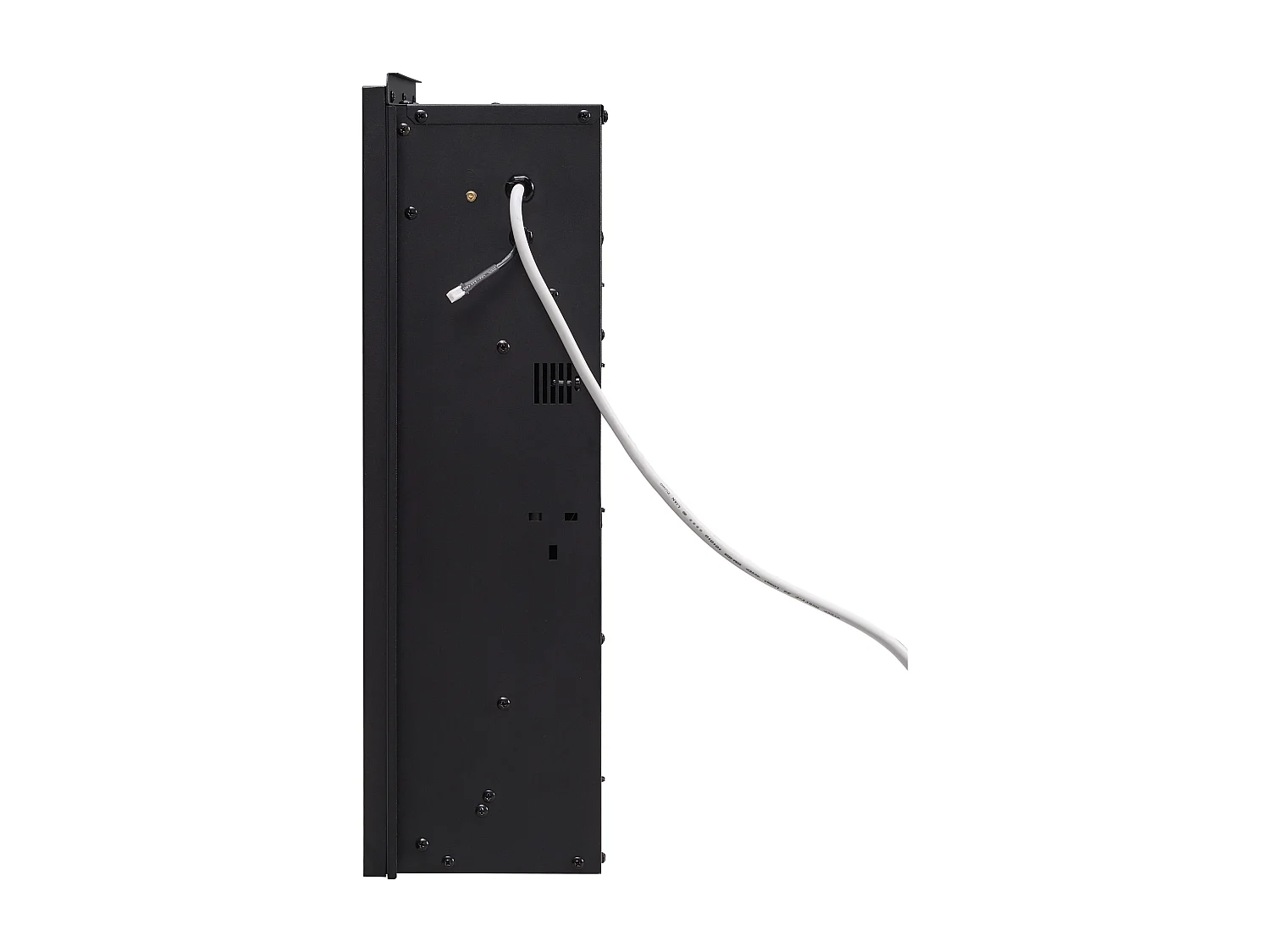 Cheminée électrique BALDERIA Typhon - Cheminée sur pied, chauffage 2000 W - Marron clair