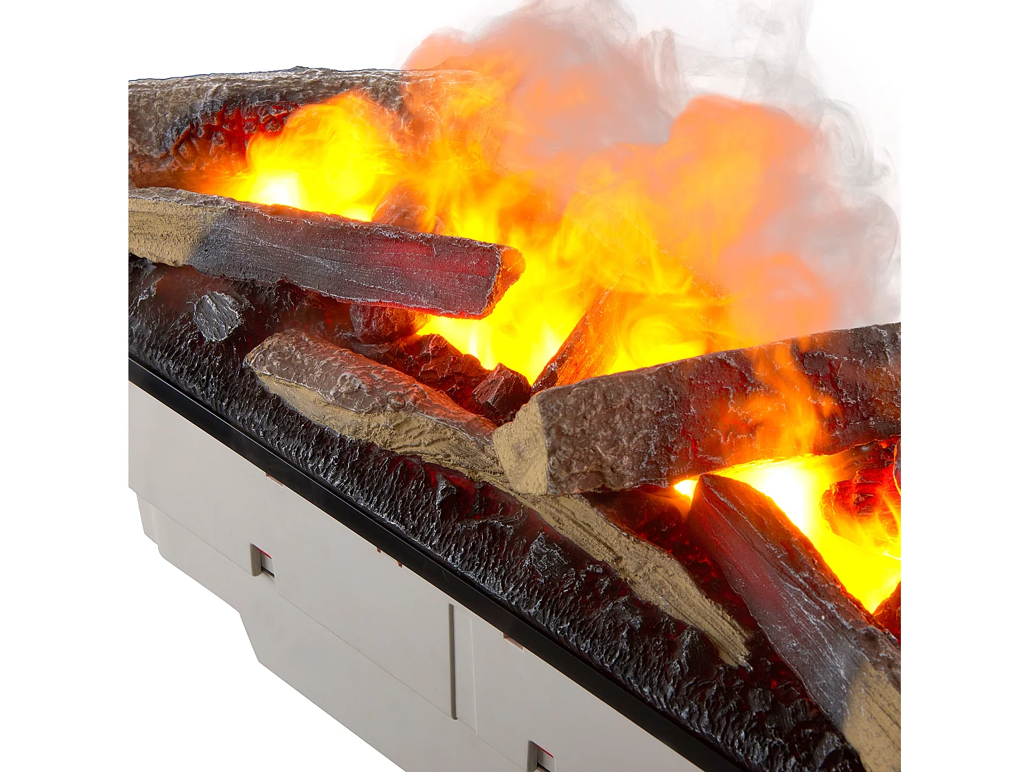 Cheminée électrique BALDERIA Ikaros - Cheminée sur pied - Aspect béton