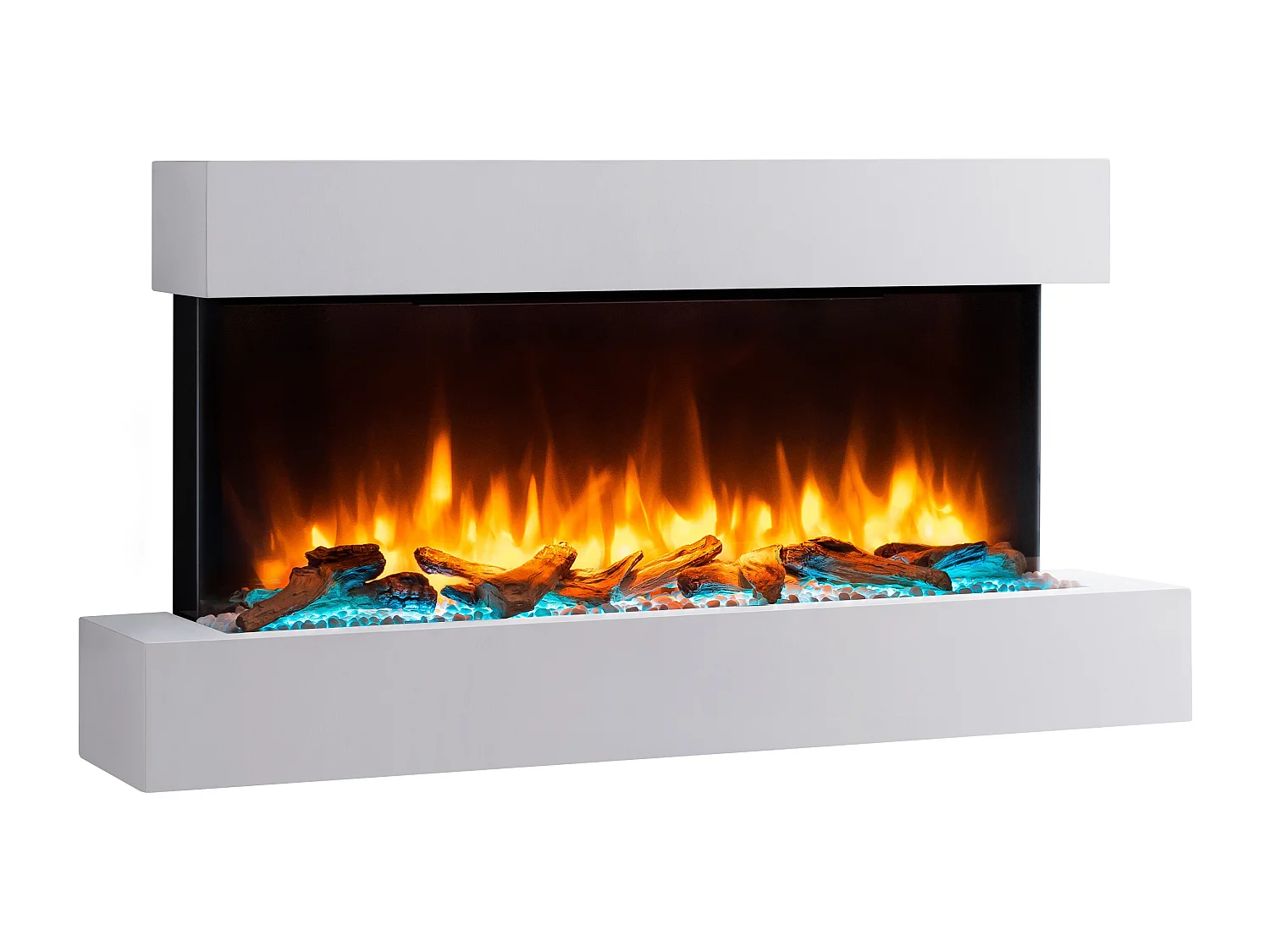 Lareira elétrica BALDERIA Ignis - Lareira de parede - Branca