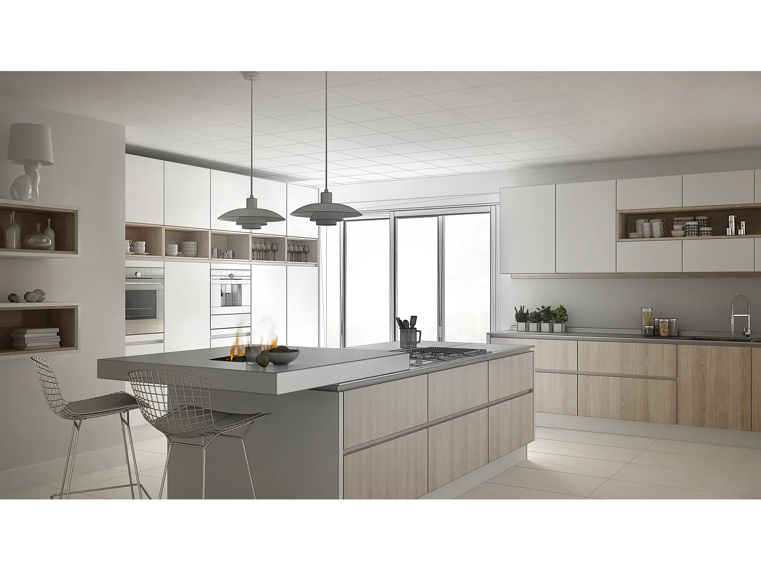 DIMPLEX Cassette 400 - Insert de cheminée à vapeur d'eau avec effet de flammes LED