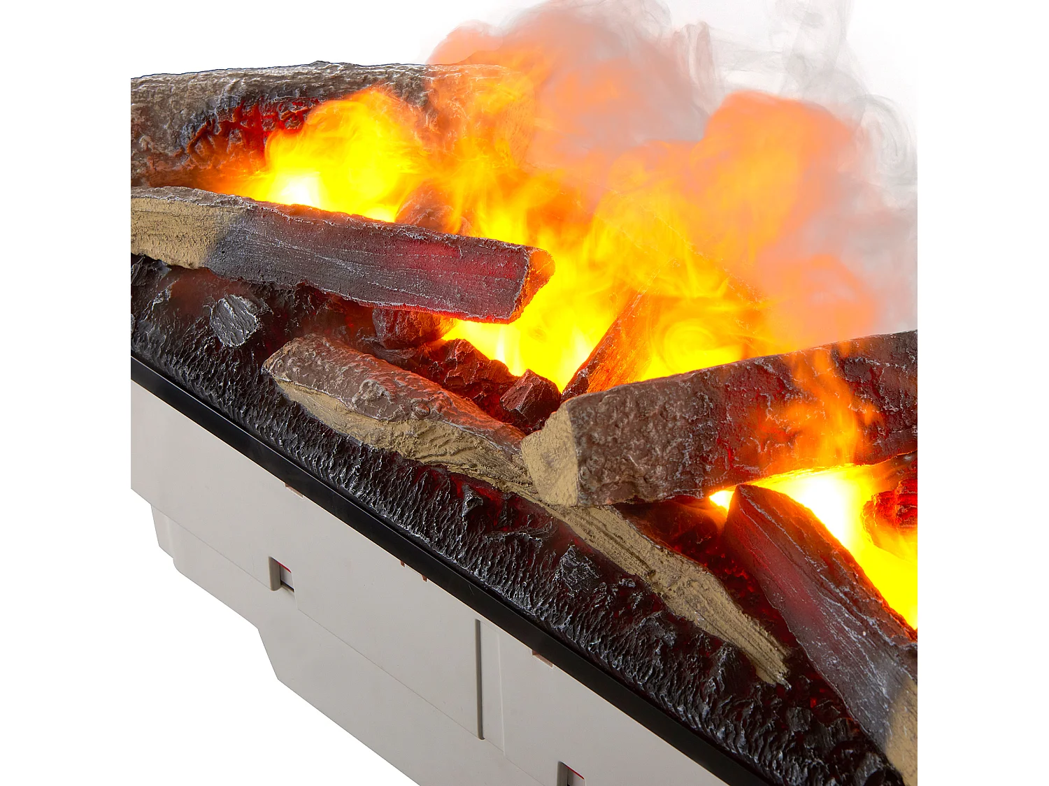 Cheminée électrique BALDERIA Ikarus - Colonne sur pied - Blanc, haute