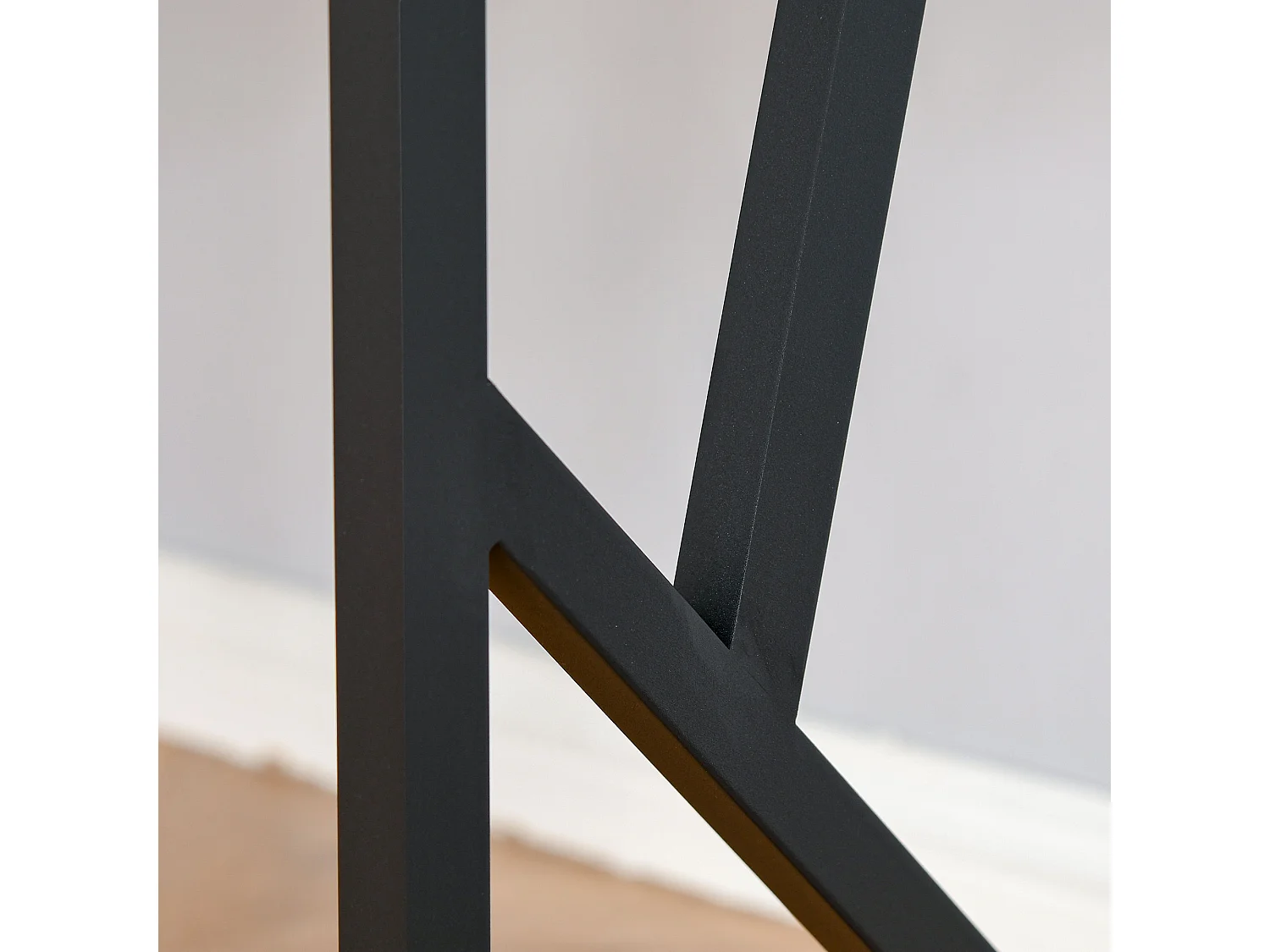 Scrivania stile industriale mensole e cassetto in metallo e mdf