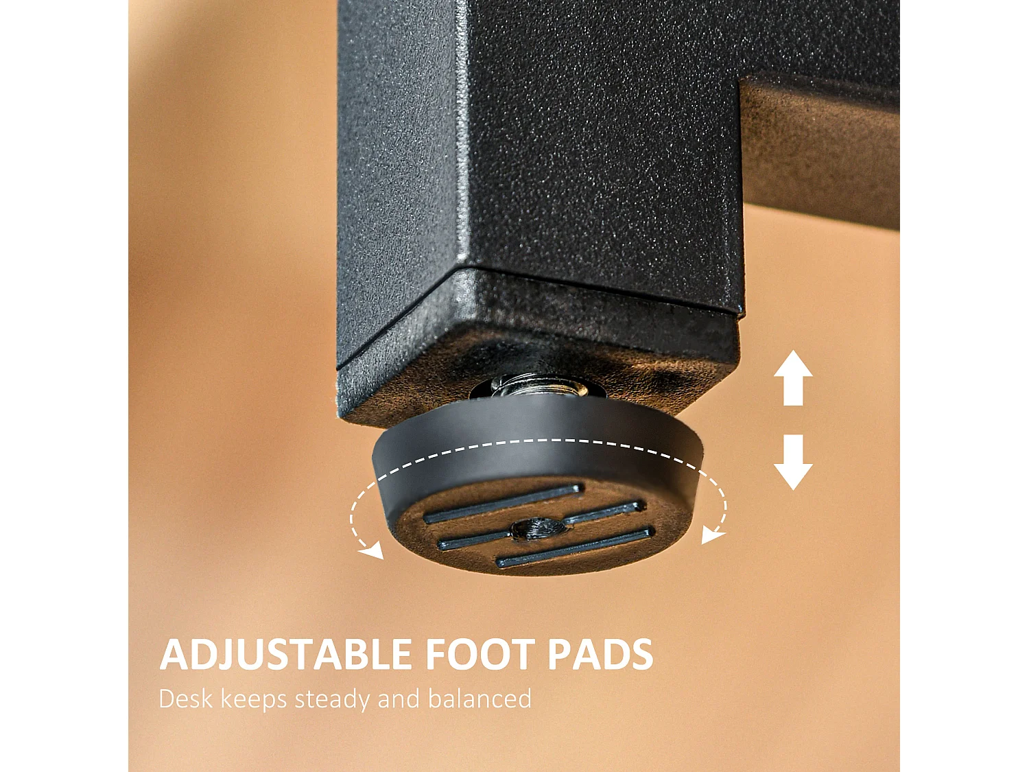 Scrivania doppia stile industriale con scaffali e mensola per monitor