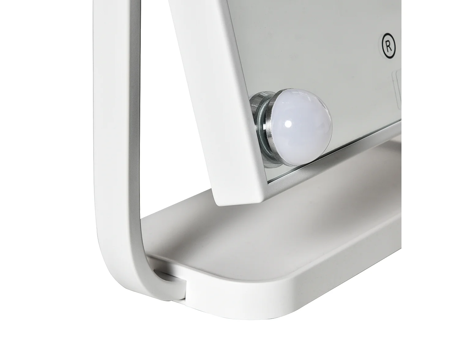 Specchio per trucco con 12 luci led luminosità regolabile