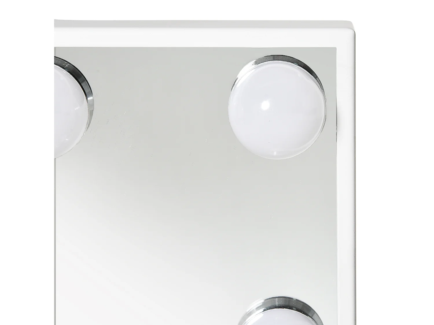 Specchio per trucco con 12 luci led luminosità regolabile