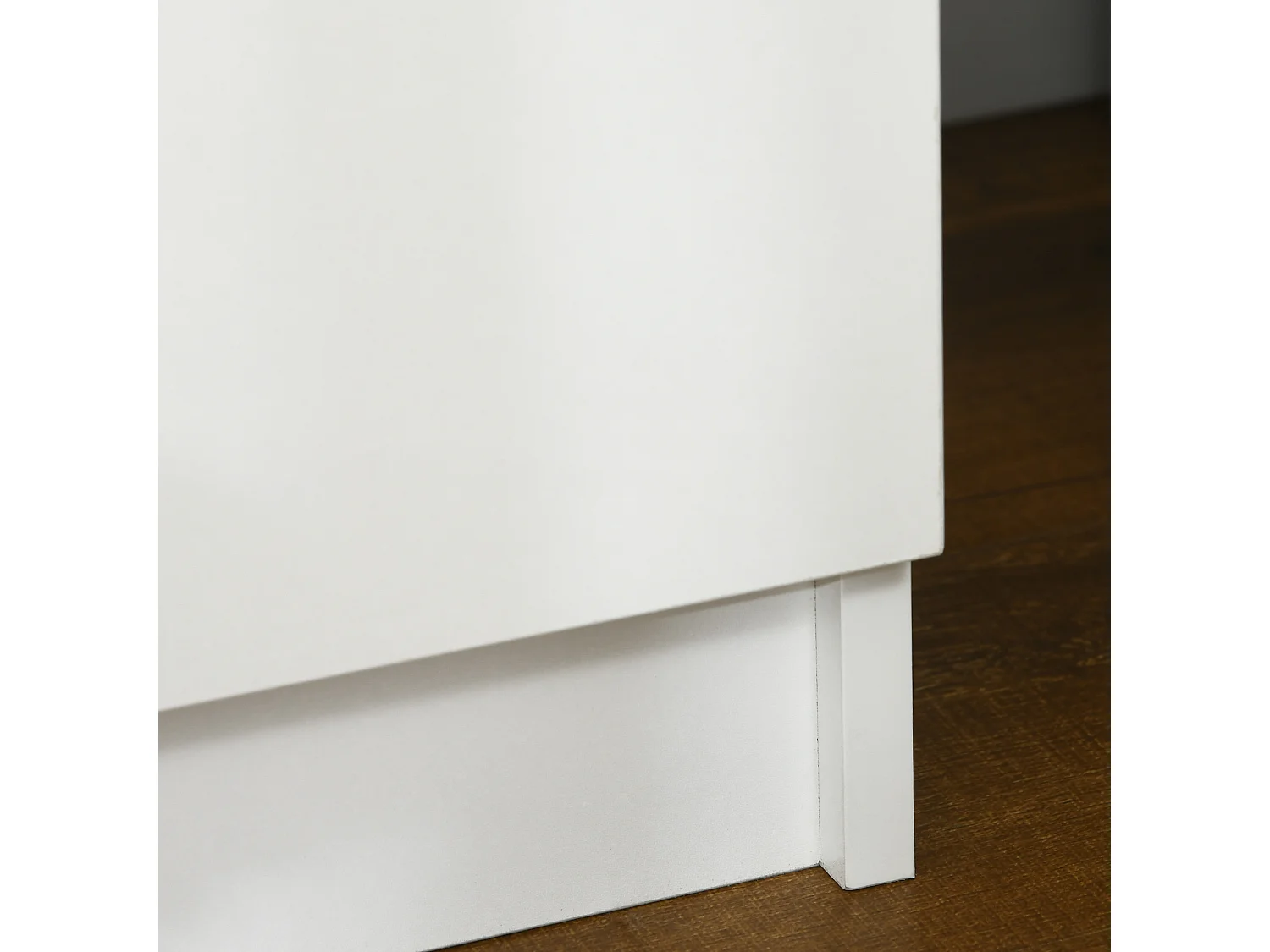 Comodino con luce led rgb 2 cassetti e 16 colori 45x35x52cm