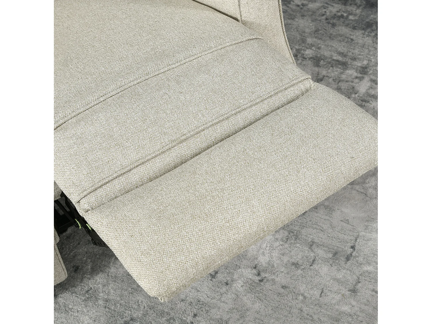Poltrona relax elettrica e reclinabile 150° per soggiorno beige