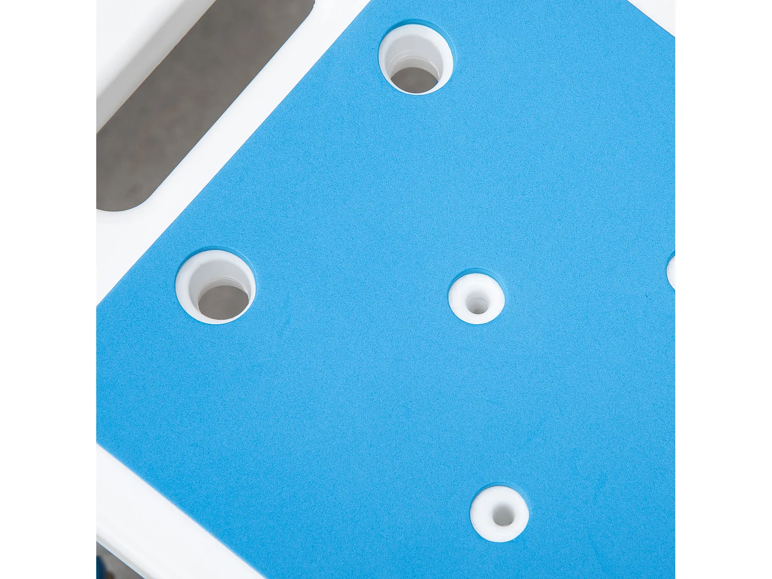 Sgabello per doccia con altezza regolabile in alluminio