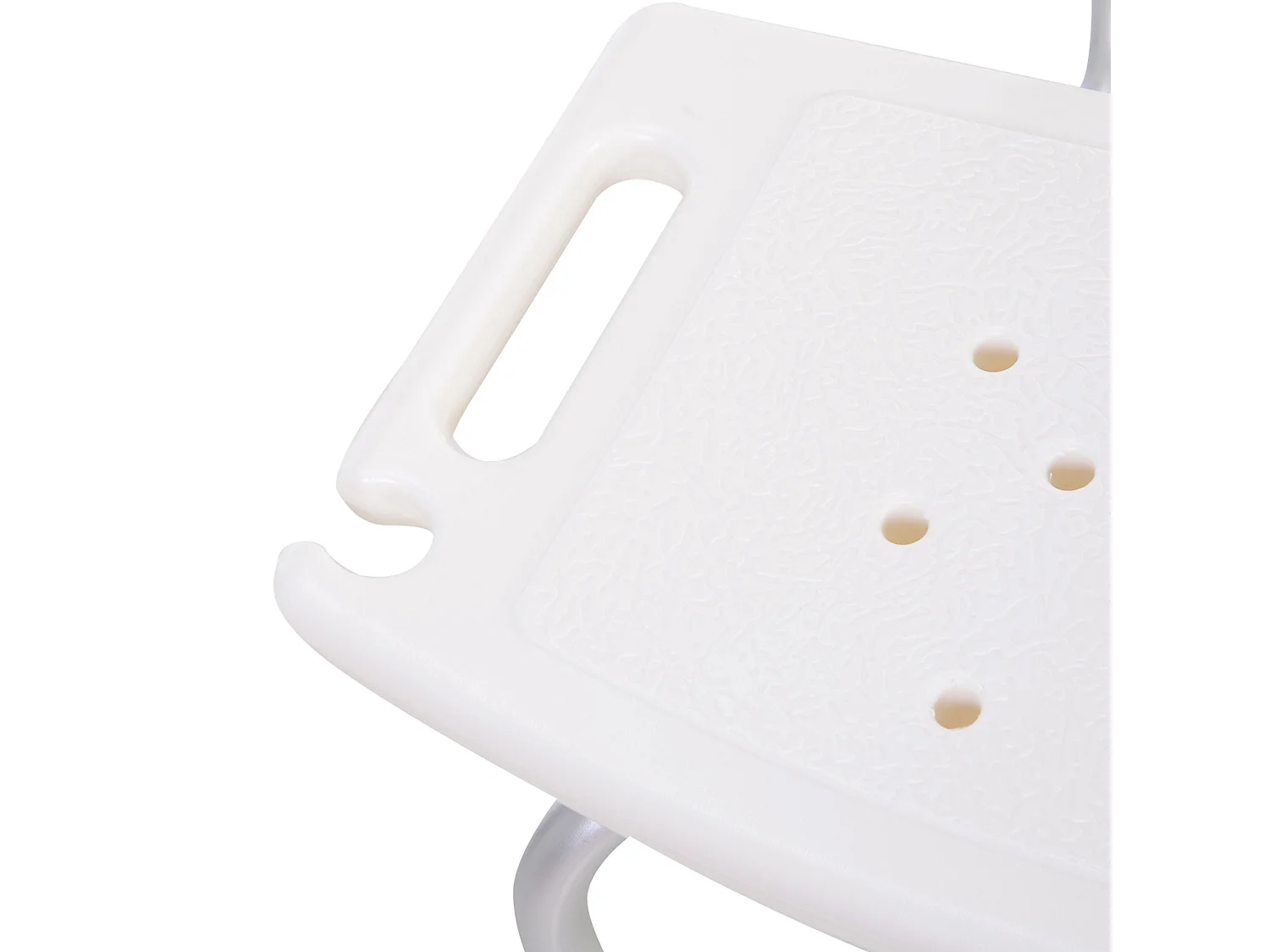 Sedia da doccia regolabile con schienale per anziani e disabili