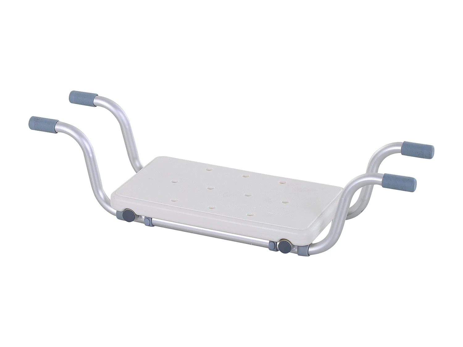 Sedile per vasca da bagno regolabile in alluminio