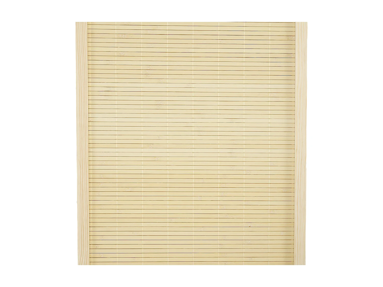 Paravento per interno pieghevole a 4 ante in bambù color legno