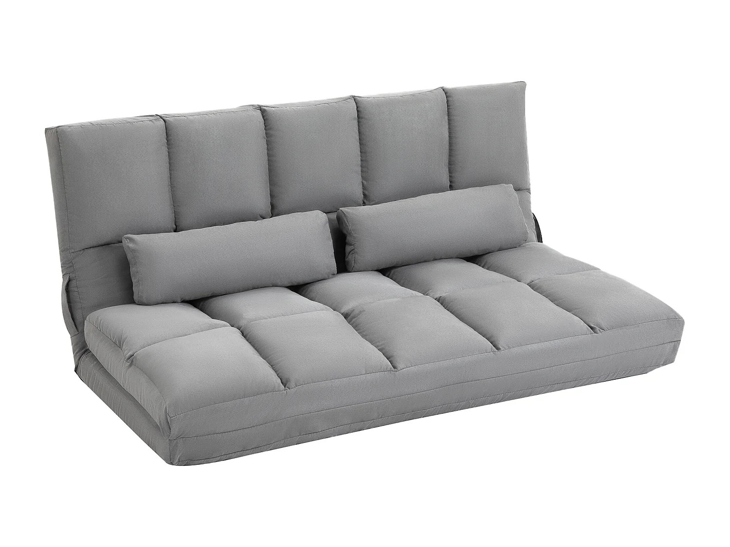 Divano da terra pieghevole a lettino con schienale reclinabile