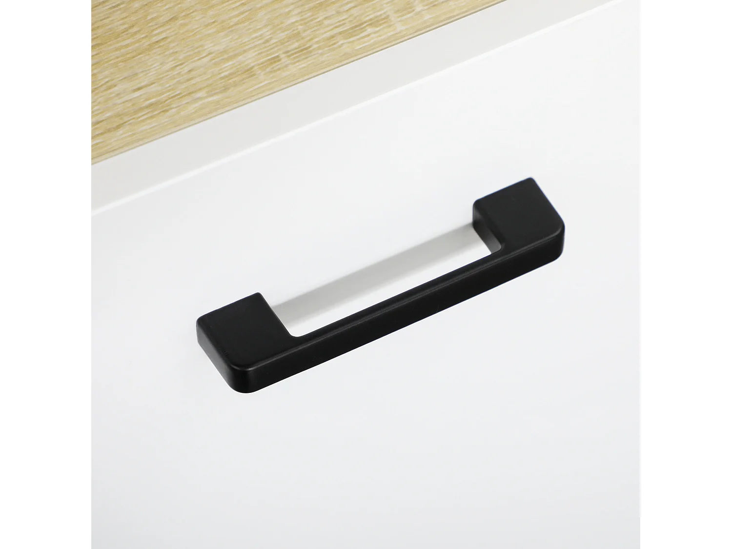 Mobile bagno con 2 armadietti ad ante e 2 ripiani aperti