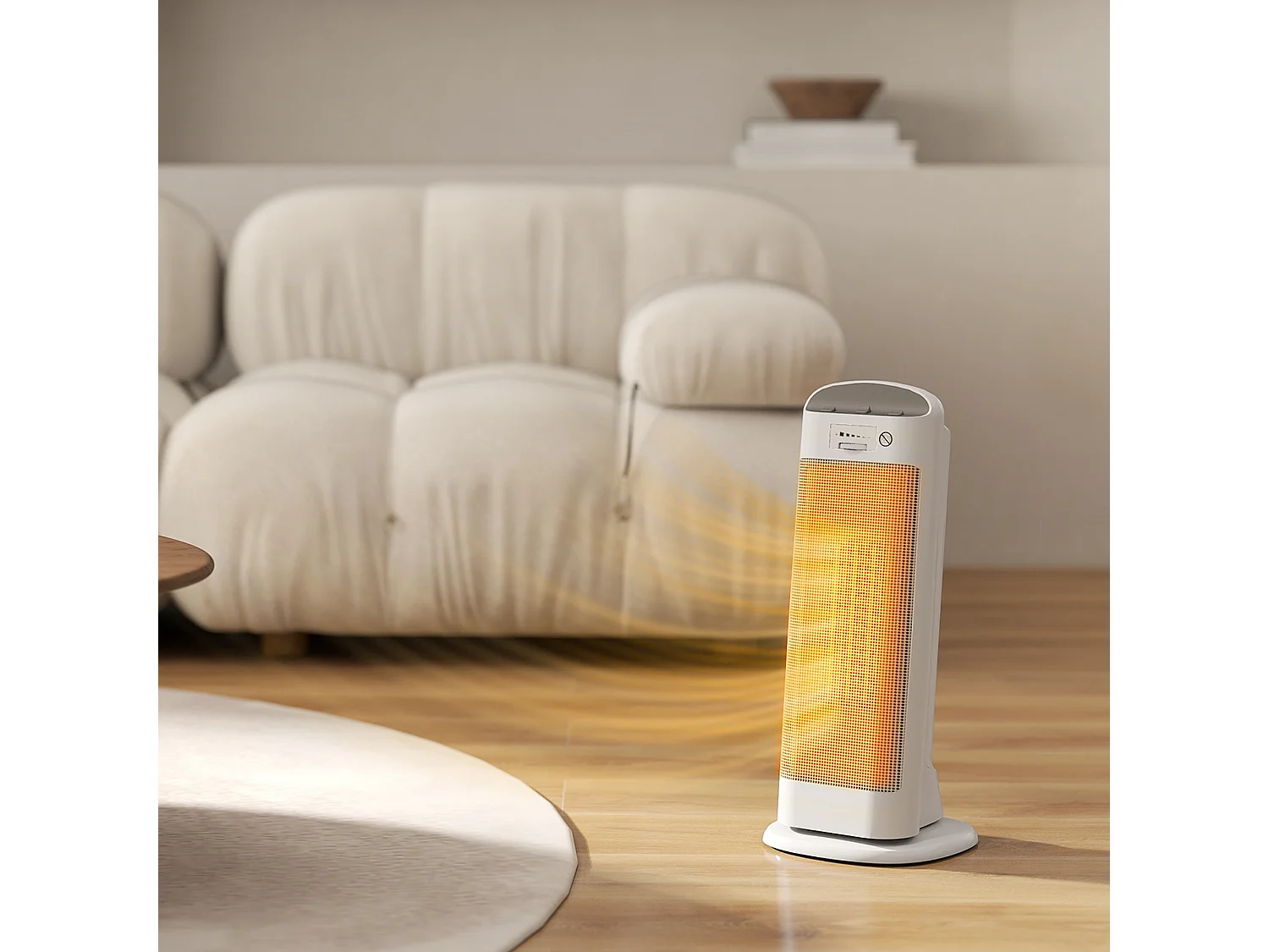 Stufa ceramica 4 modalità e temperatura regolabile oscillante 55°