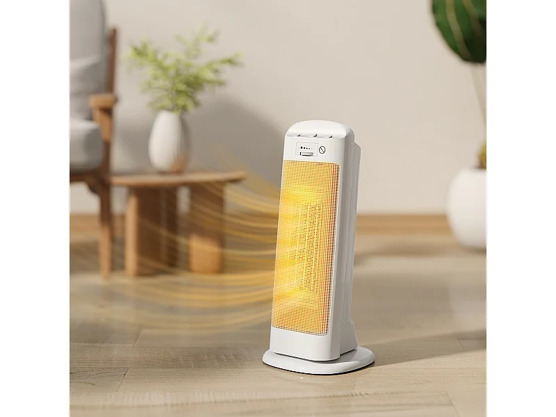 Stufa ceramica 4 modalità e temperatura regolabile oscillante 55°