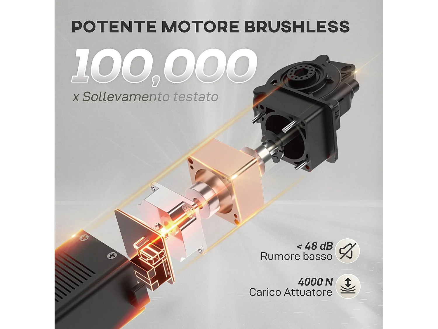 Poltrona relax reclinabile con riscaldamento e massaggio grigio