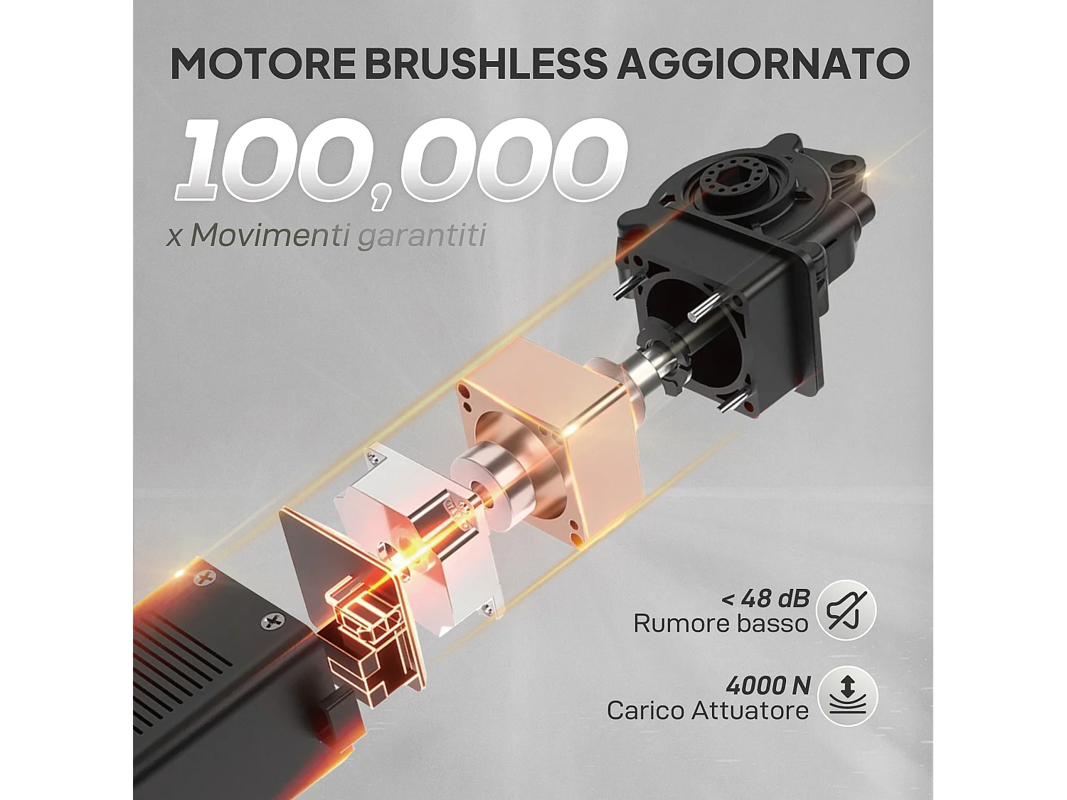 Poltrona reclinabile massaggiante riscaldata ciniglia grigio carbone