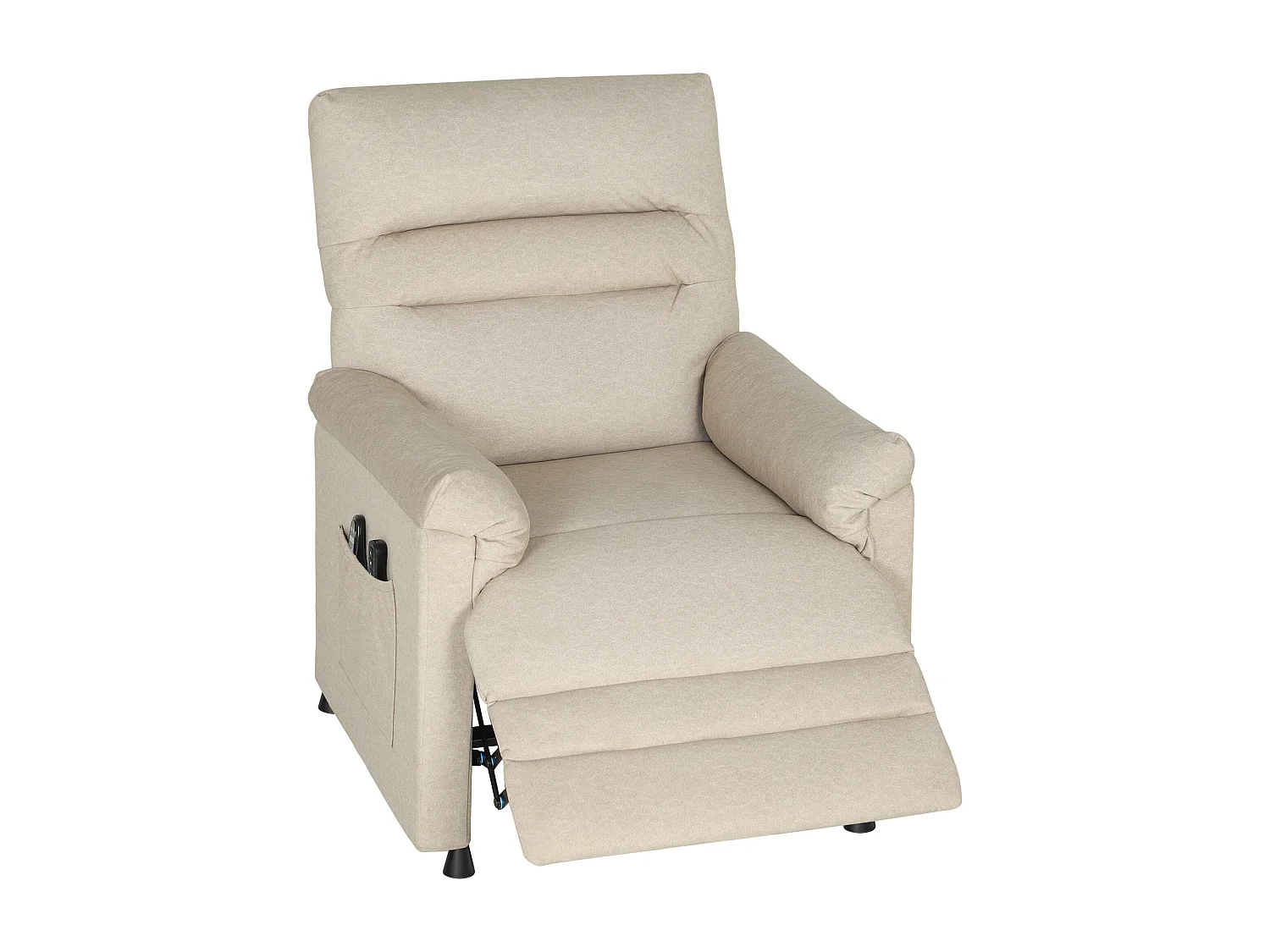 Poltrona relax reclinabile con riscaldamento e massaggio beige