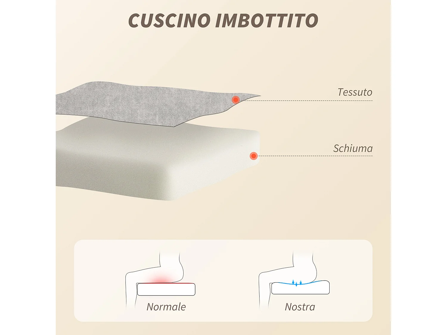 Poltrona da ufficio massaggiante e riscaldata con braccioli grigio