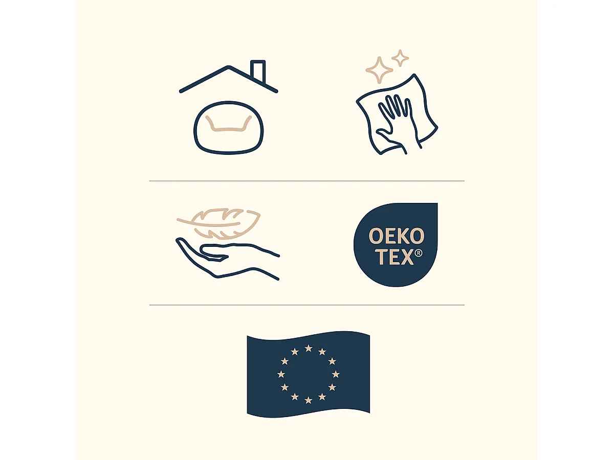 Pouf classique et son repose-pied carré velours côtelé, rouge bordeaux, chambre et salon - KINGSTON