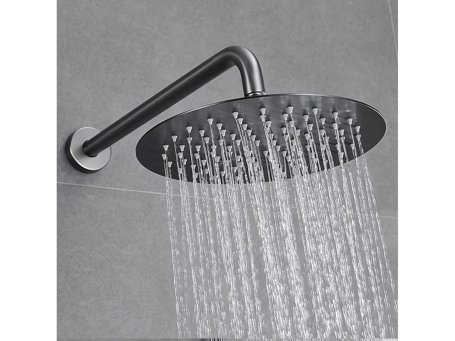 Colonne De Douche-Baignoire Encastrée Rea Lungo +Box Titanium