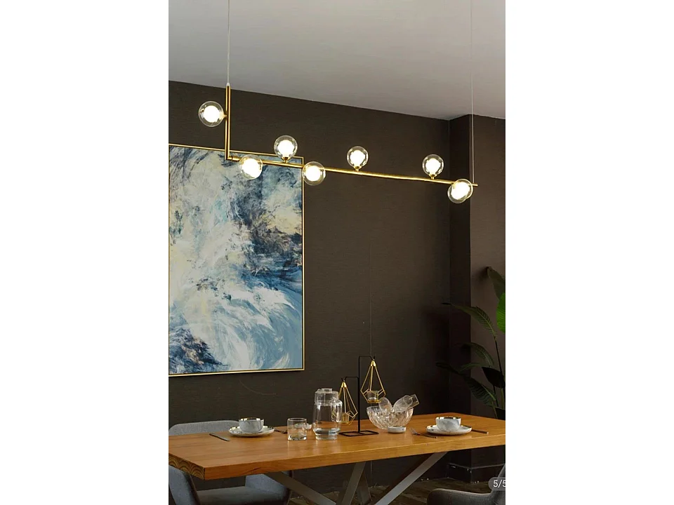 Lampe Suspendue Toolight App615-8Cp Gold