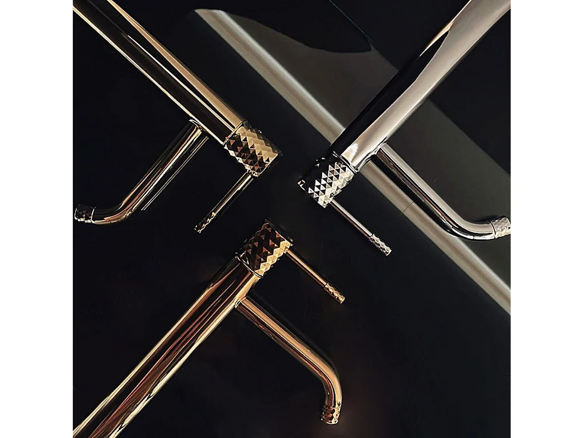 Torneira Para Lavatório Rea Lungo Diamond Low Copper