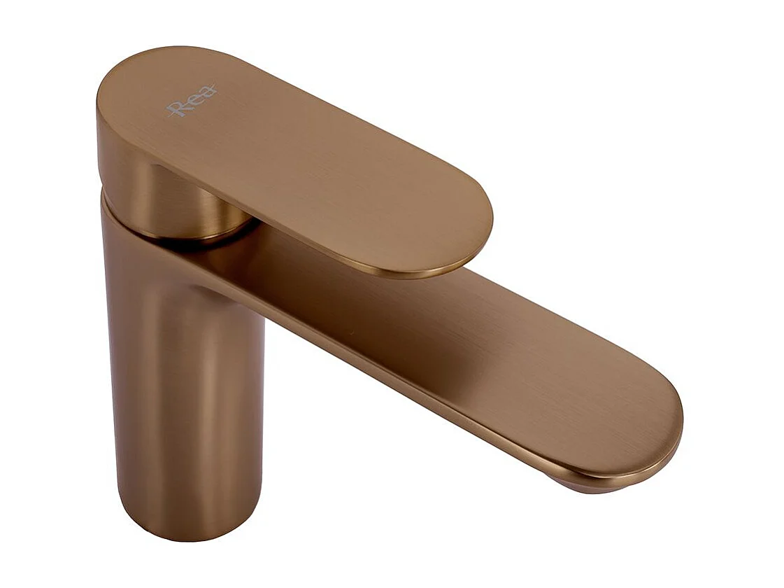 Robinet De Lavabo Rea Drop Low Brush Copper