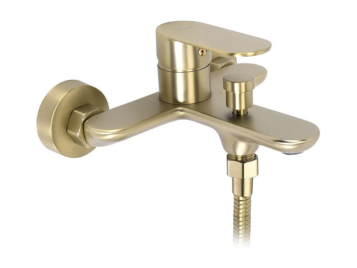 Rubinetto Da Vasca Rea Drop Brush Gold