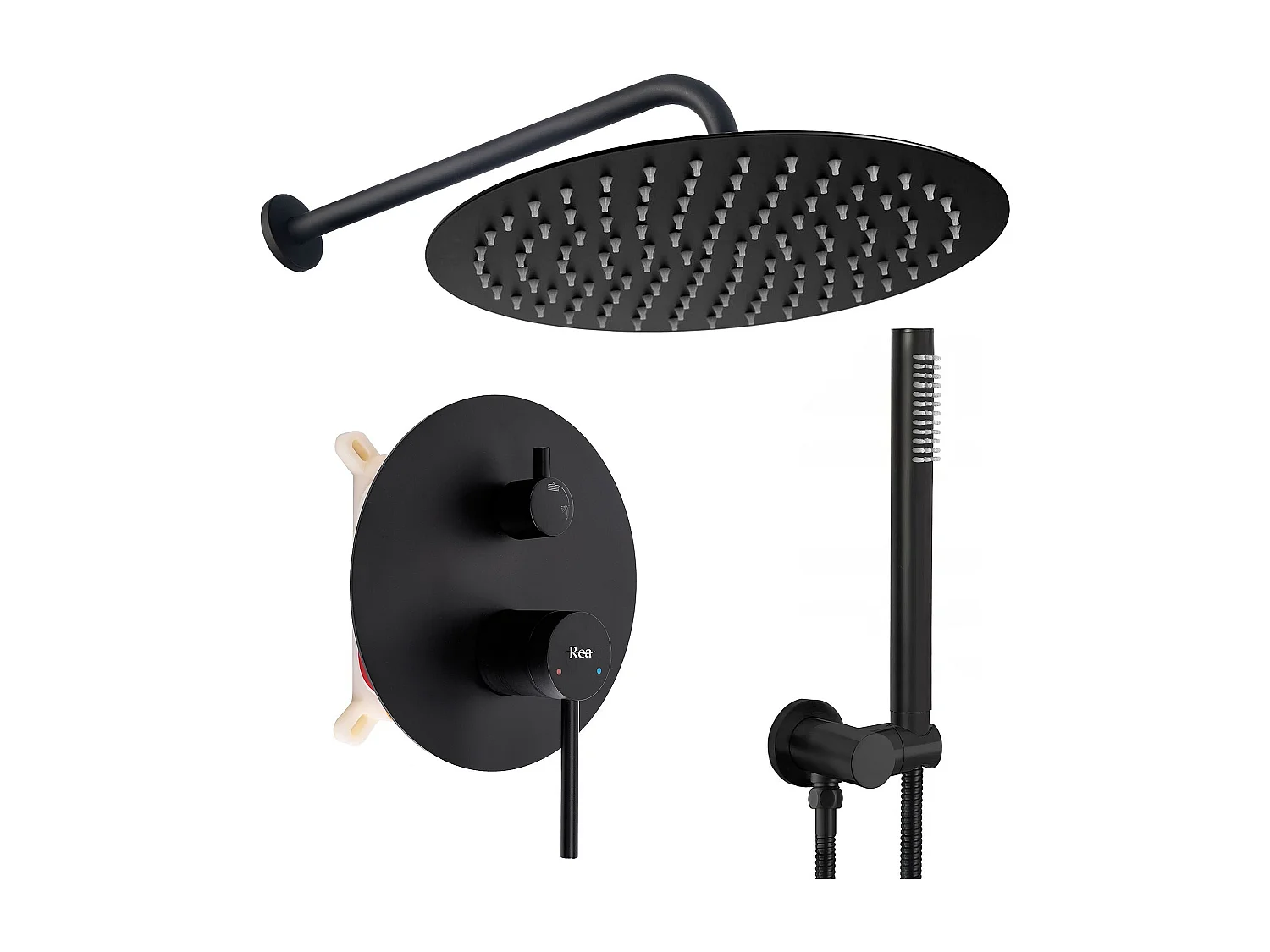 Kit De Douche Encastré Rea Foss Clif +Box Black