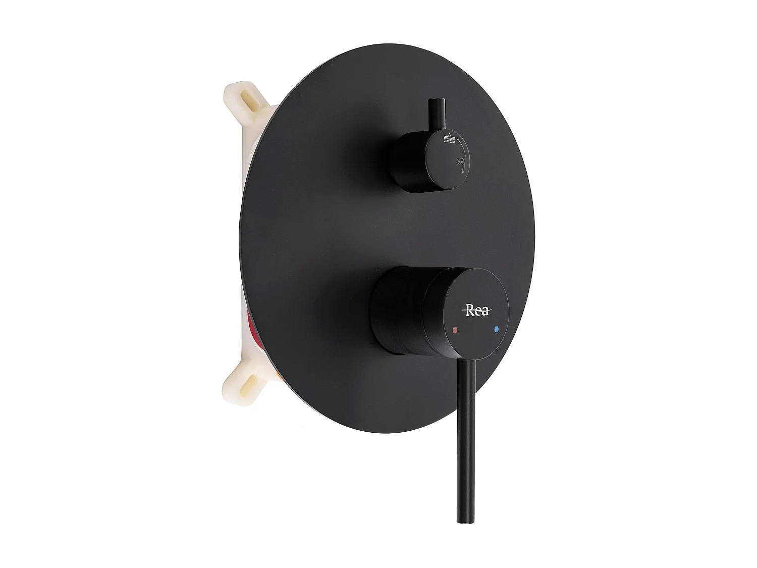Inbouw Regendoucheset Rea Foss Clif +Box Black