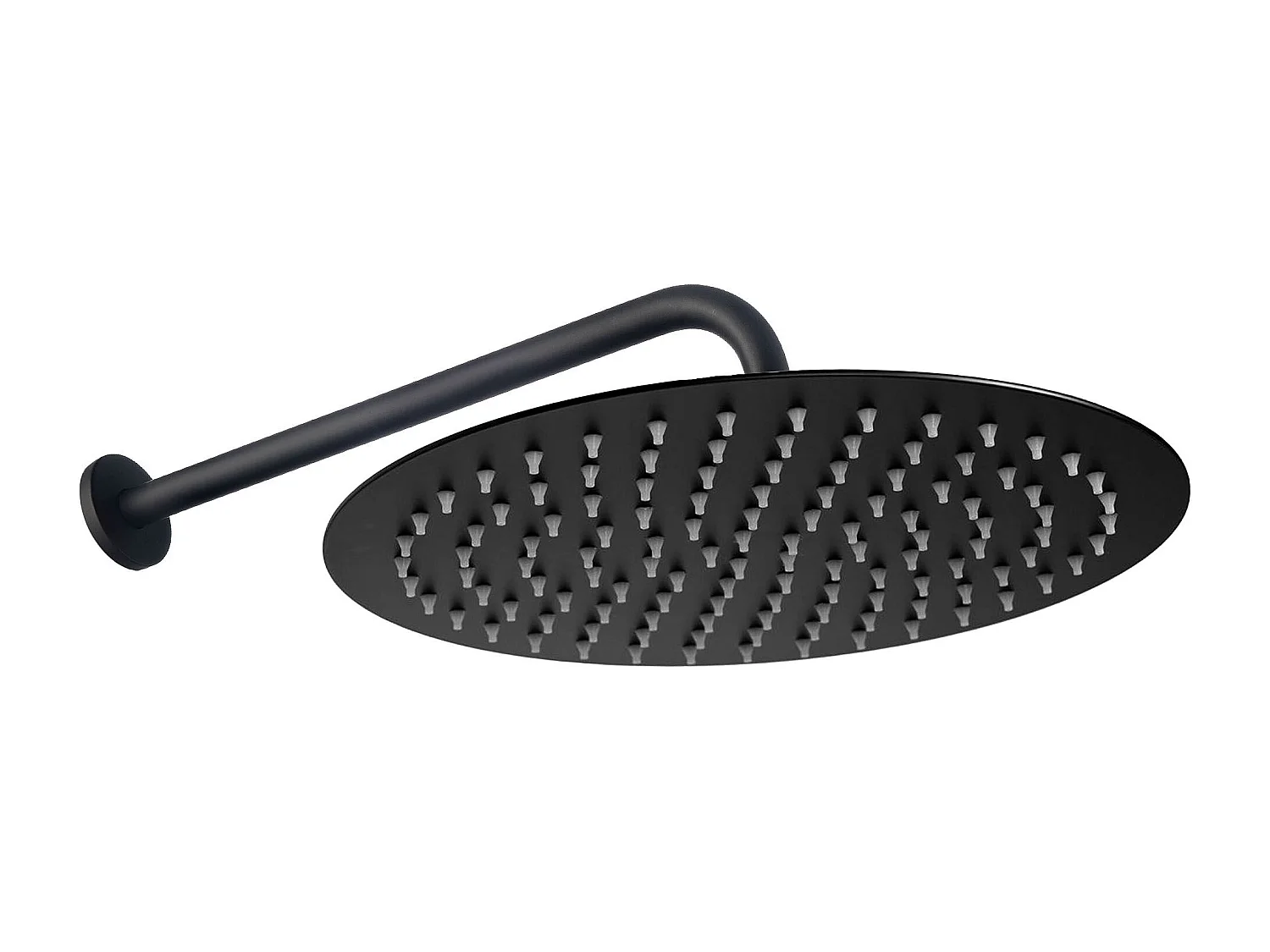 Inbouw Regendoucheset Rea Foss Clif +Box Black