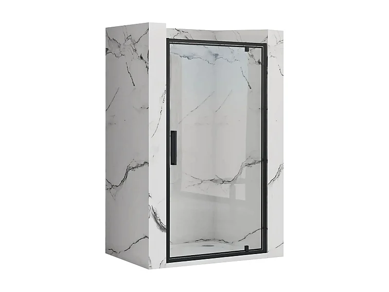 Porte De Douche À Entrouvrir Rea Rapid Swing 90 Black