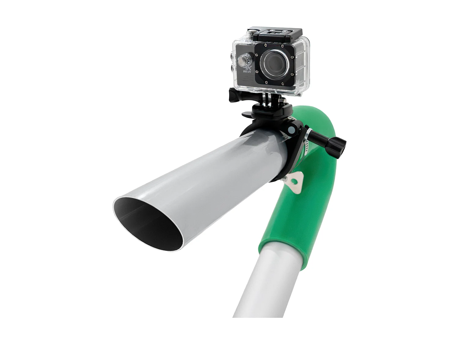 Telecamera 4K per aspiratore grondaie zoom 4x Wi-Fi impermeabile ricaricabile