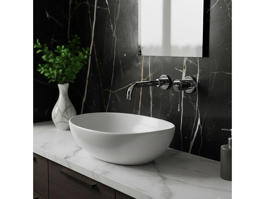 Torneira Para Lavatório Rea Lungo Diamond Chrome