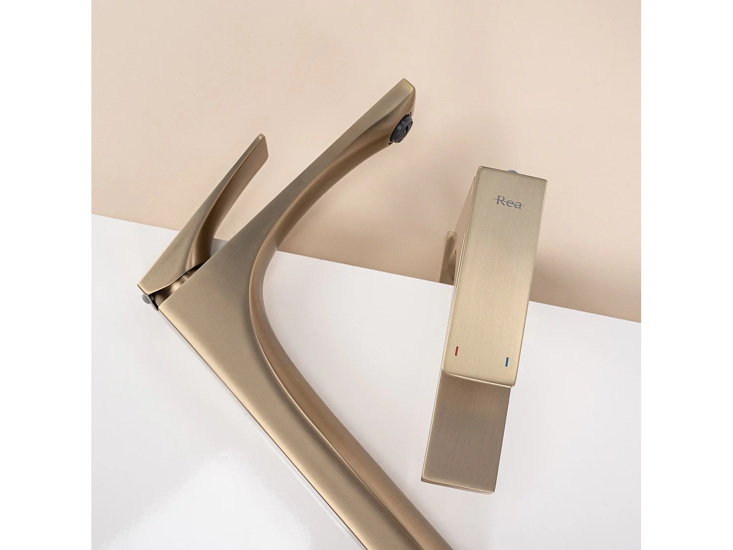 Robinet De Lavabo Rea Joe High Brushed Gold