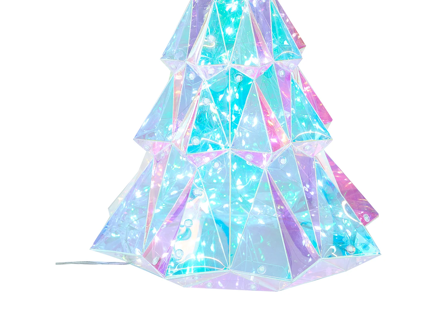 Décoration LED UNUKA 40 cm Arbre de Noël Multicolore
