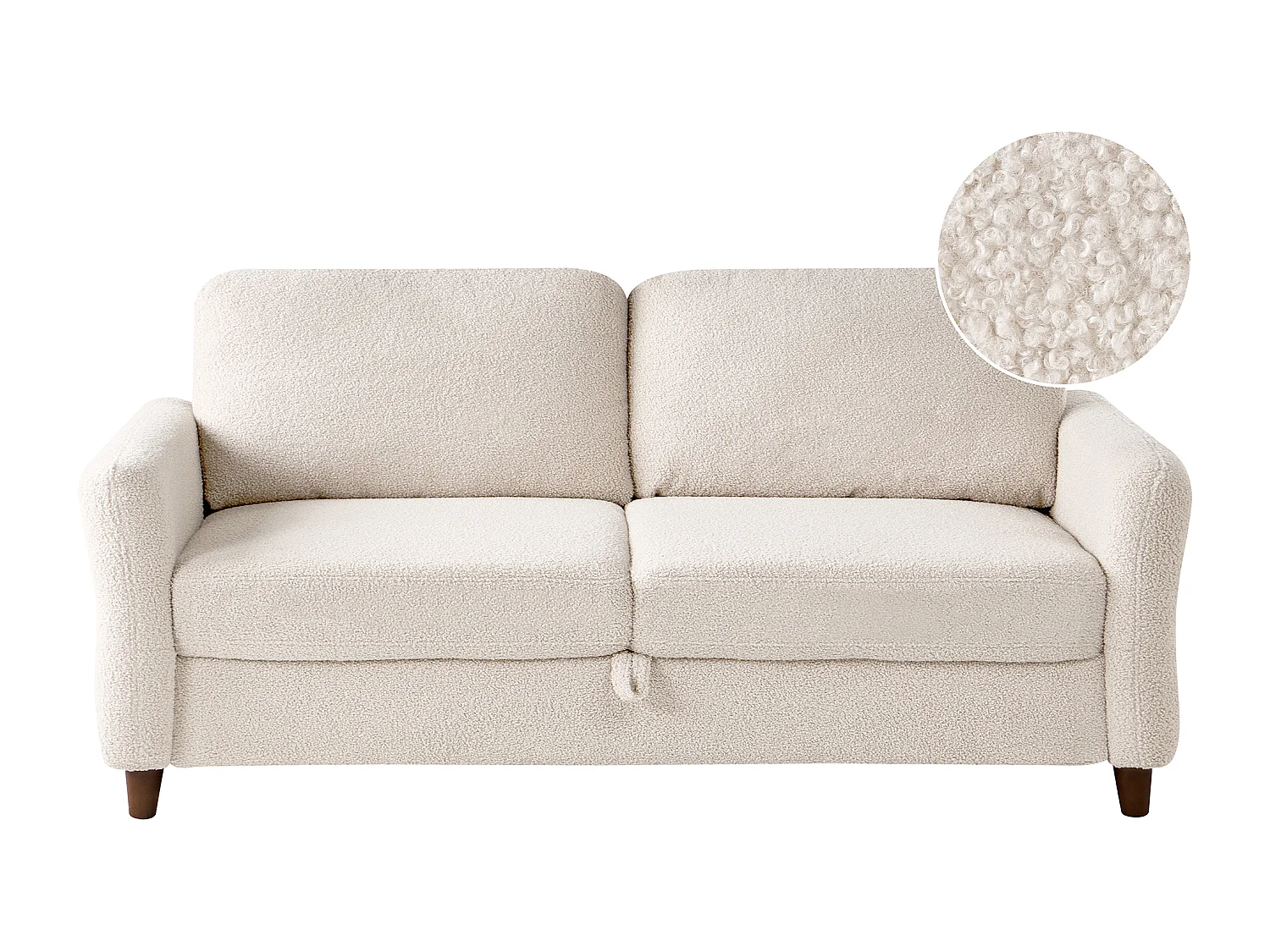 Canapé 3 places MARE Bouclé Beige