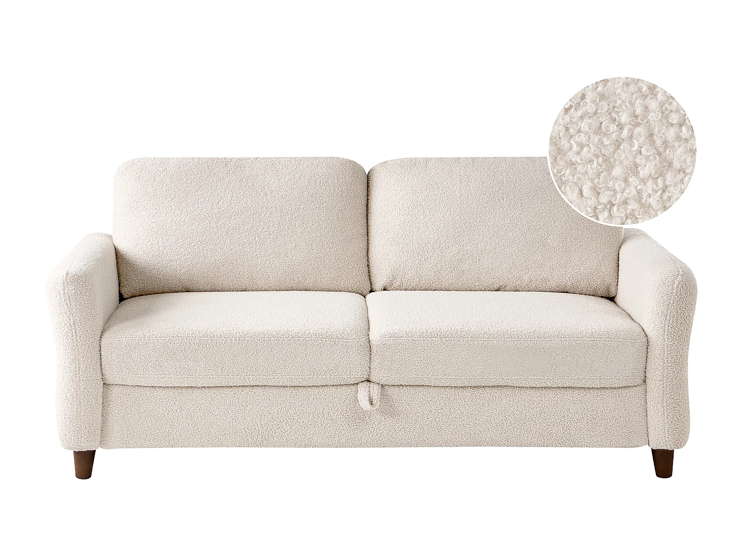 Canapé 3 places MARE Bouclé Beige