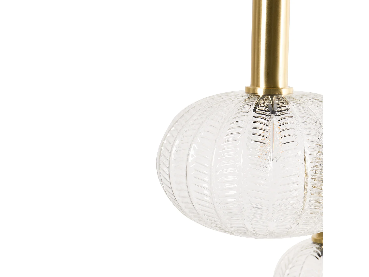 Lampe suspension NJORO Verre Transparent