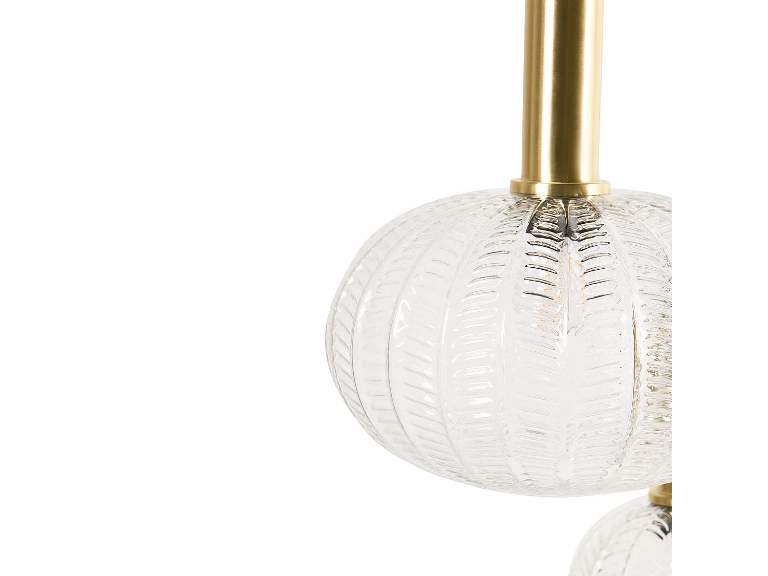 Lampe suspension NJORO Verre Transparent