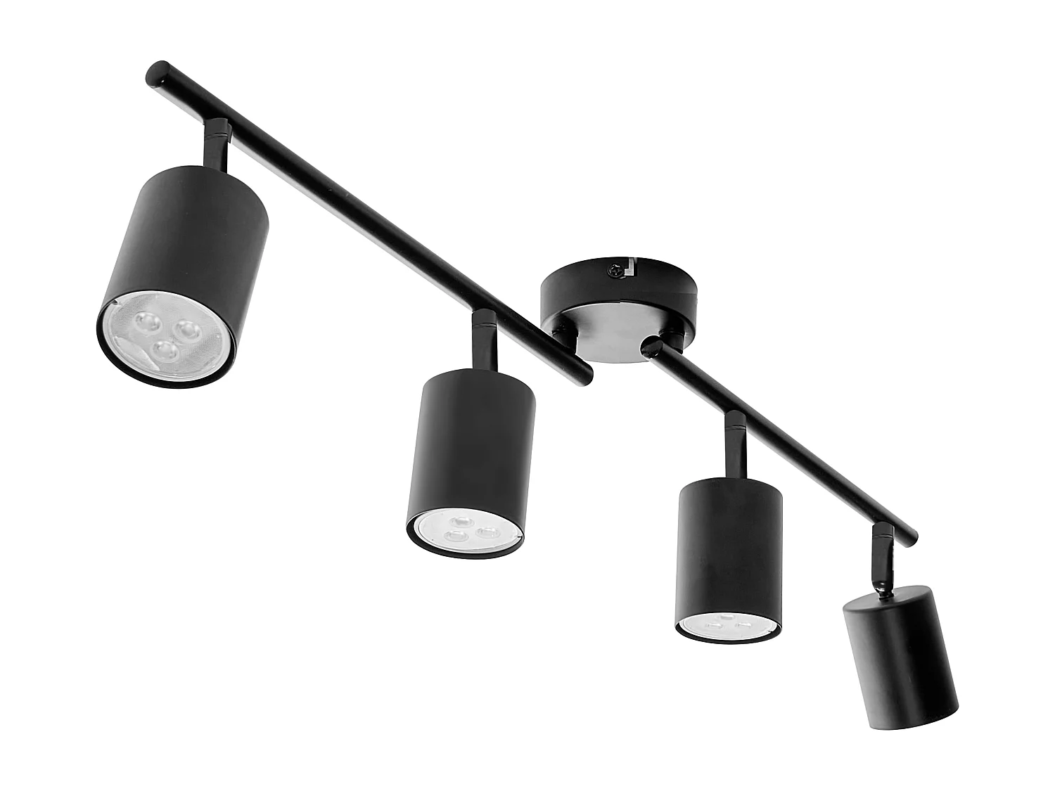 Spot à 4 lumières NYANDO Métal Noir