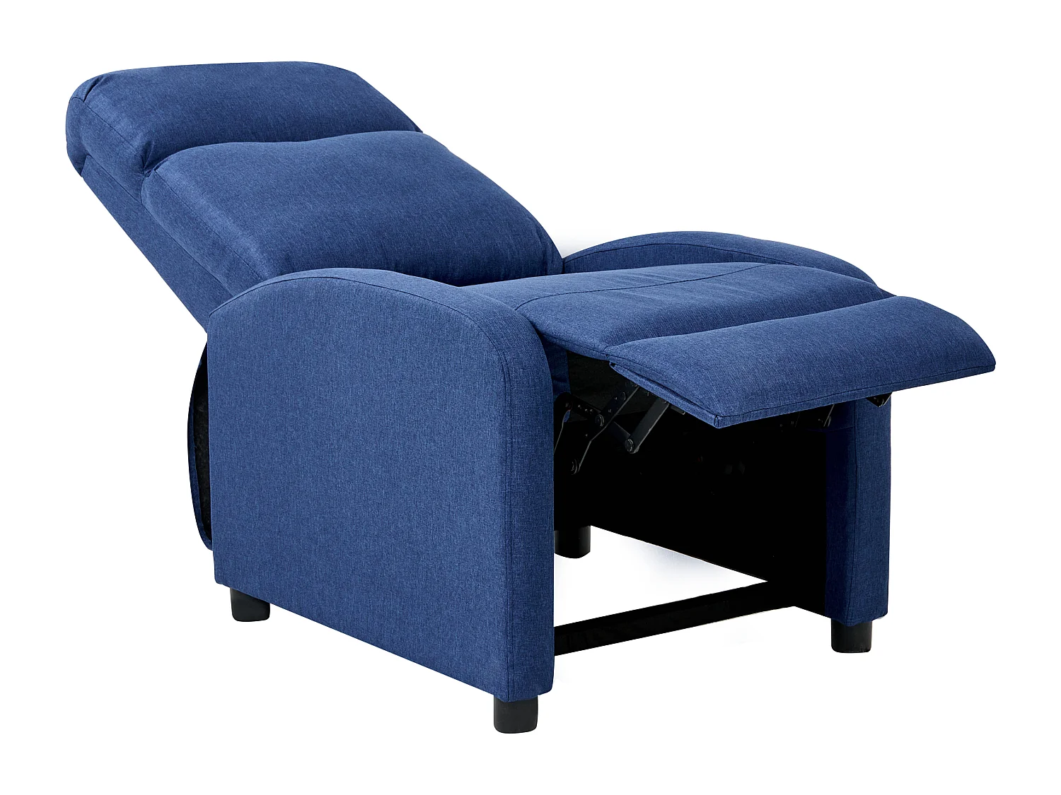 Fauteuil inclinable EMINENCE Lin synthétique Bleu marine