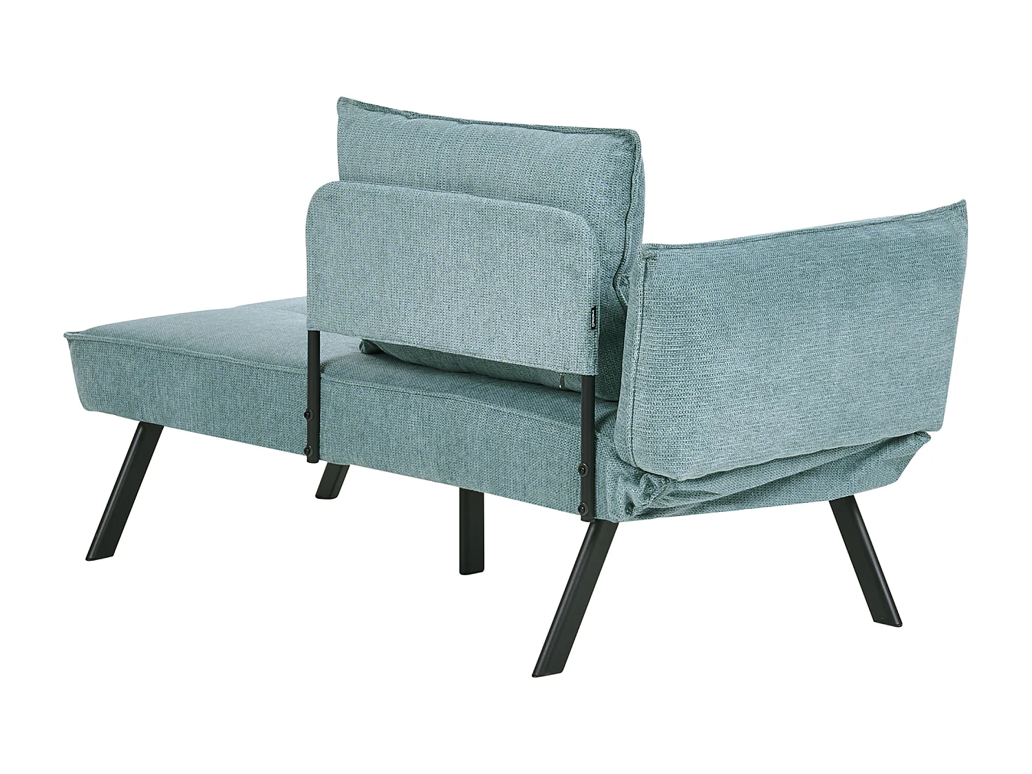 Chaise longue côté droite ROCAMADOUR Tissu Bleu clair