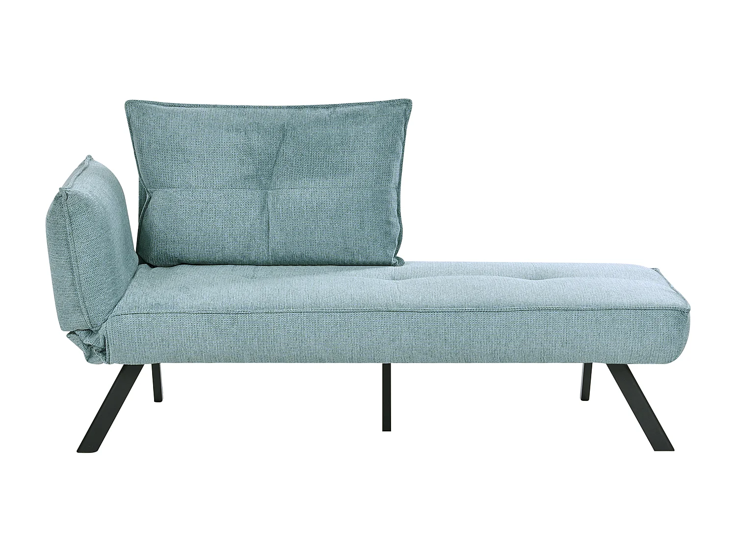 Chaise longue côté droite ROCAMADOUR Tissu Bleu clair