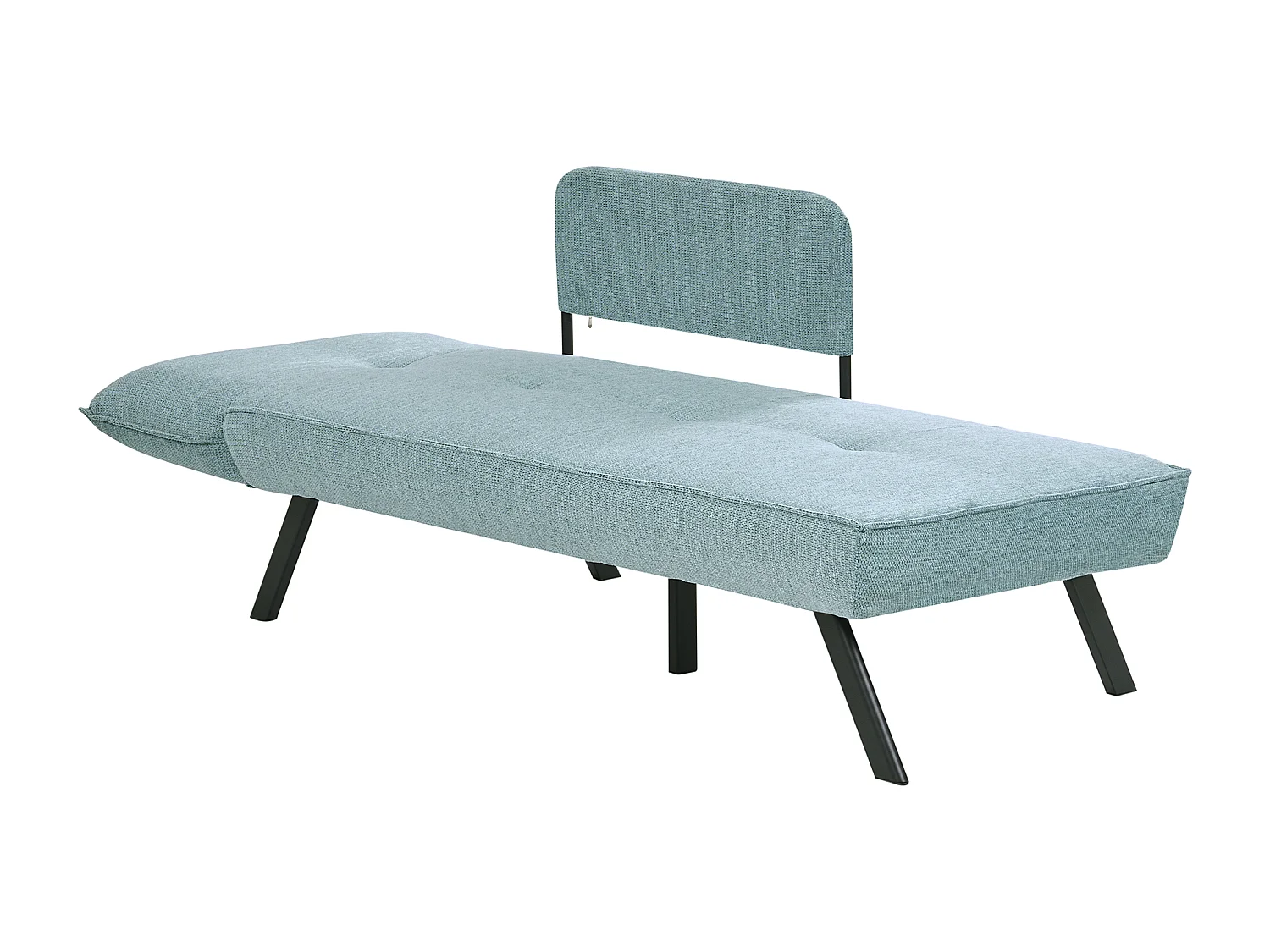 Chaise longue côté gauche ROCAMADOUR Tissu Bleu clair