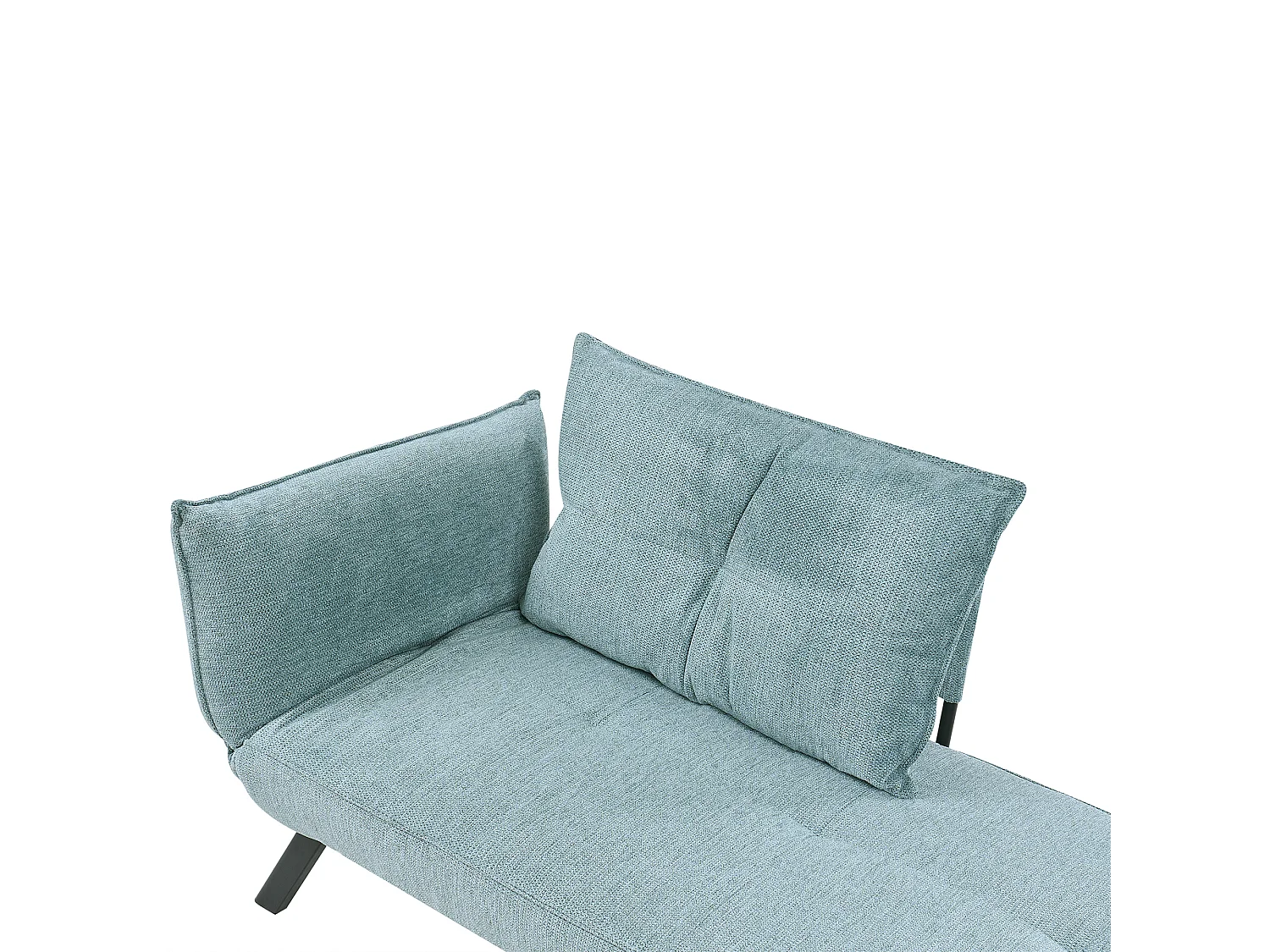 Chaise longue côté gauche ROCAMADOUR Tissu Bleu clair