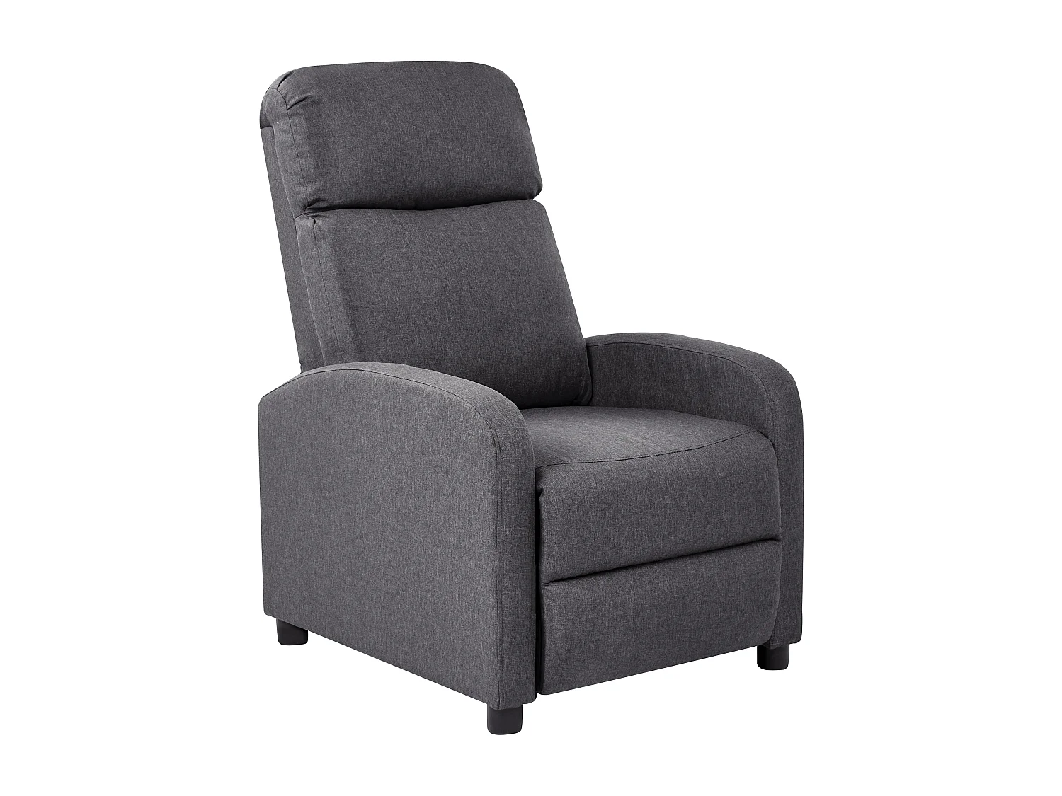 Fauteuil inclinable EMINENCE Lin synthétique Gris foncé